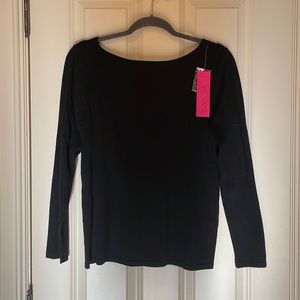 NWT Lilly Pulitzer Liora Sweater Black Style #001607